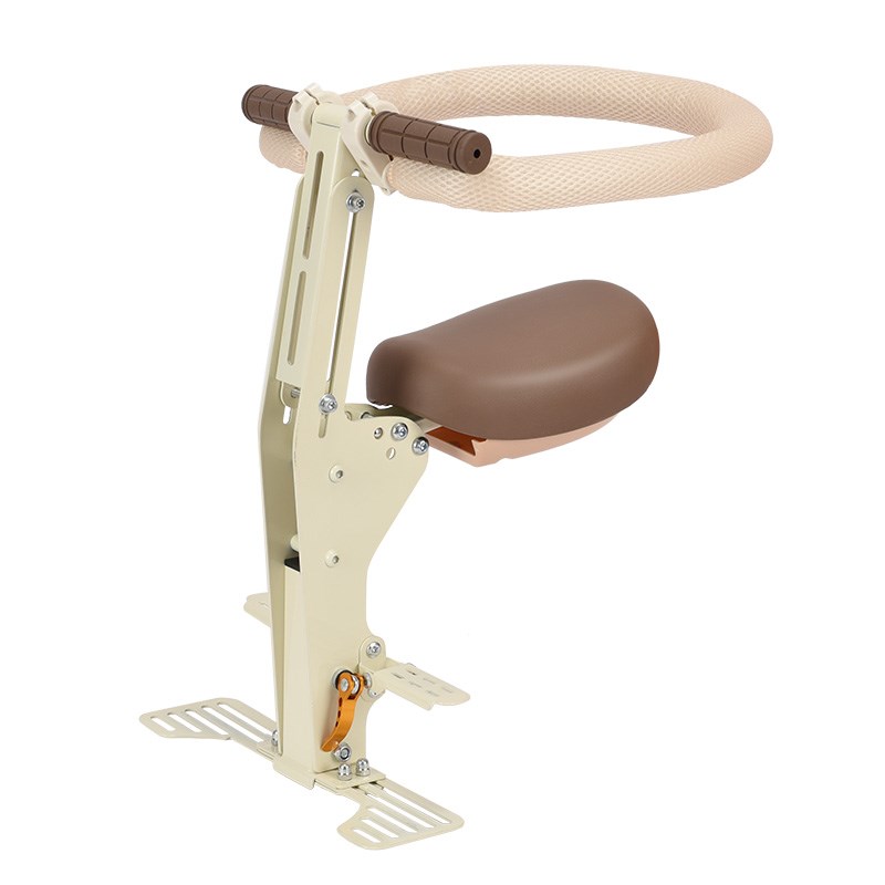 电动车儿童前置座椅可折叠电瓶踏板机车通用宝宝安全可升降坐凳