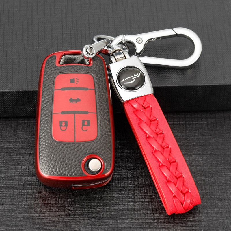 雪佛兰科沃兹迈锐宝科鲁兹创酷科鲁泽赛欧爱唯欧汽车钥匙套包扣壳