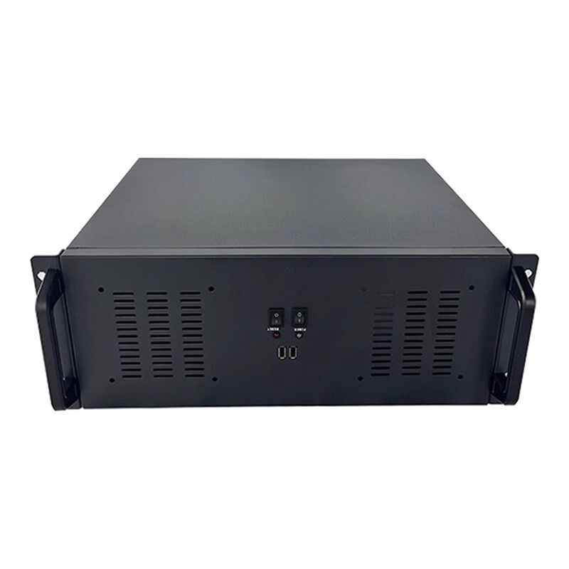 恒煜4U-350机架式服务器工控监控录像机超短机箱 ATX主板 PC电源