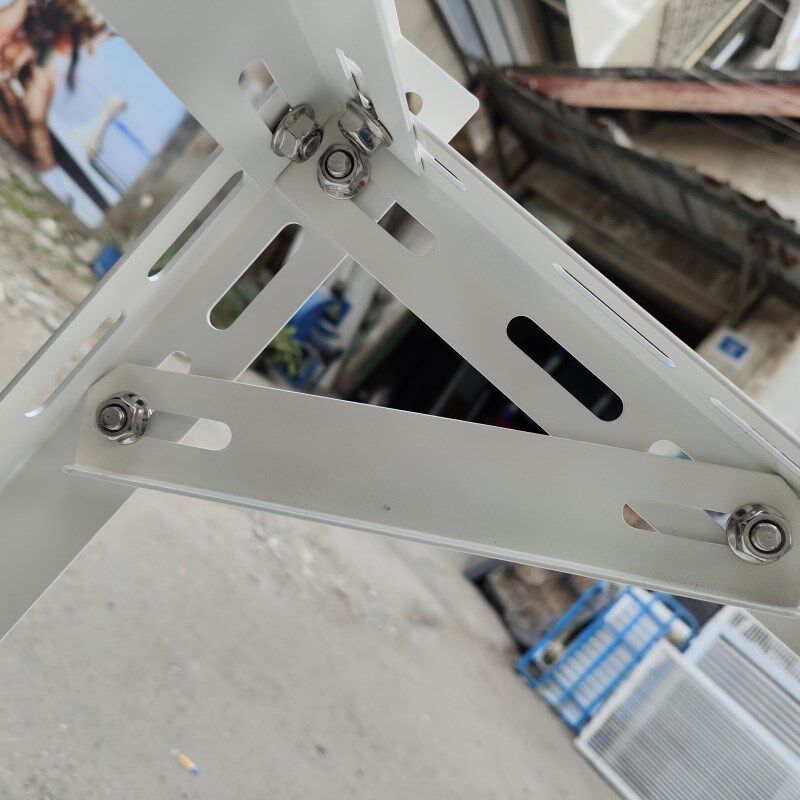 家用中央空调外机架子省空间落地双层多台堆叠放防震定制可调托架