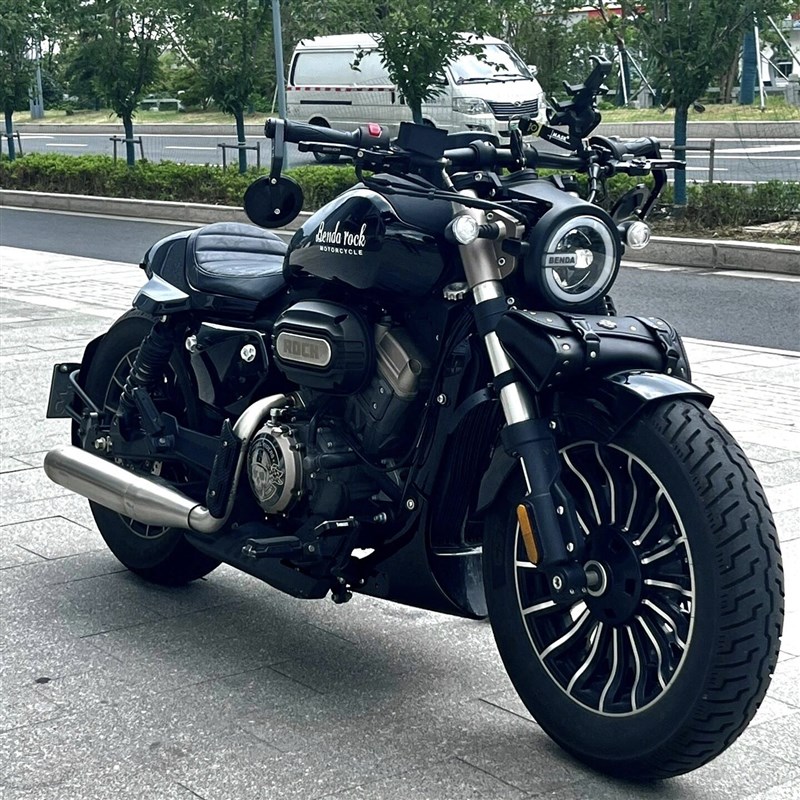 新款国四灰石300cc电喷水冷V缸奔达金吉拉300巡航复古太子摩托车