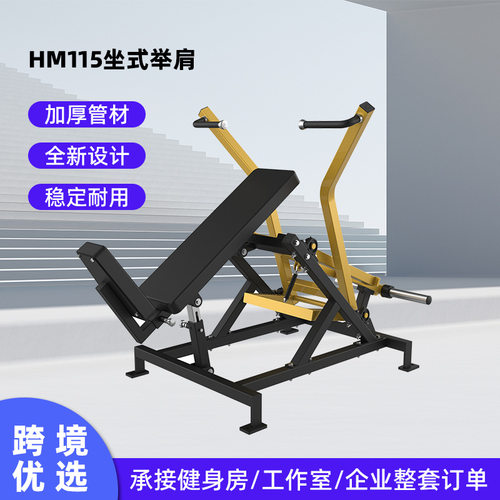 室内健身器材健身房坐式推胸伸腿推胸拉背训练器力量健身器材