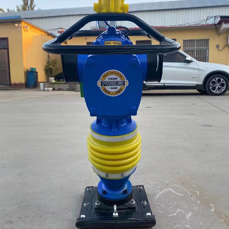 现货汽油冲击夯 手持式立式打夯机 地基夯实电动冲击夯路面机械