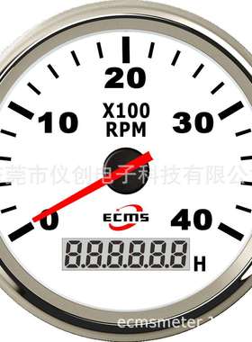 ECC系列指针/数显转速表黑色刻度盘4000RPM