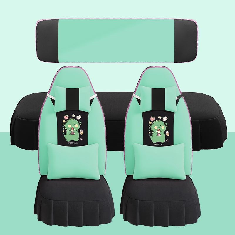 金彭雪贝座套四轮电动车座套坐垫套全包围布艺四季通用冬季荷兰绒