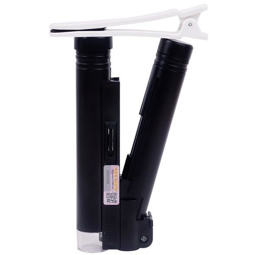 120倍放大镜带led灯手机显微镜便携式100鉴定高清瓷器钱币玻璃