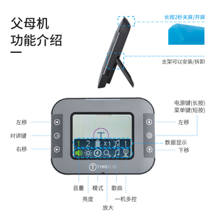 美芯婴儿监护器C240V儿童看护仪哭声监听睡觉监视婴儿摄像头家用
