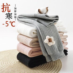 宝宝棉裤冬季加绒加厚儿童北方特厚一条过冬外穿裤子女婴儿打底裤