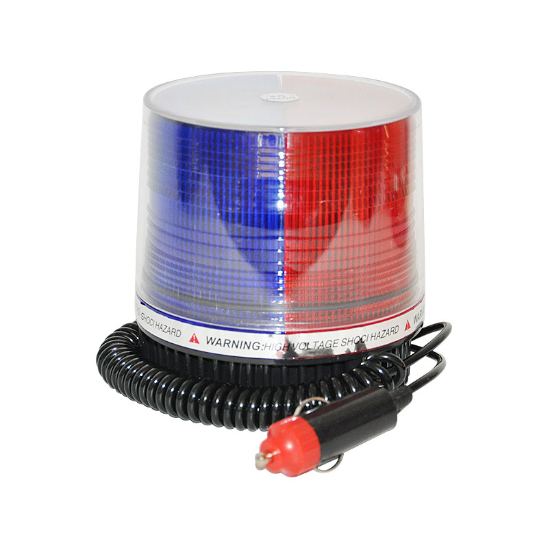 插点烟器12V磁铁吸顶灯车载警示灯黄色闪光工程24V车用警示爆闪灯