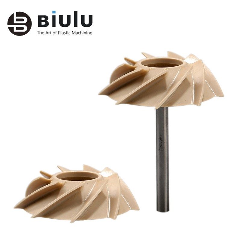 厂家定制PEEK聚醚醚酮机加工 叶轮涡轮五轴联动精密CNC加工订购,金属材料及制品,金属加工件/五金加工件,淘宝优惠券,粉丝福利购,淘宝优惠卷