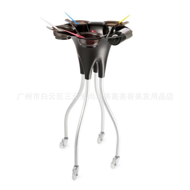 厂家直销 便携染碗架 发廊染发工具架车.染发工具车源头工厂