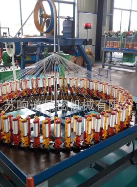 响道XD64耐磨高温管编织机56锭玻璃纤维套管多倍自动编全自动