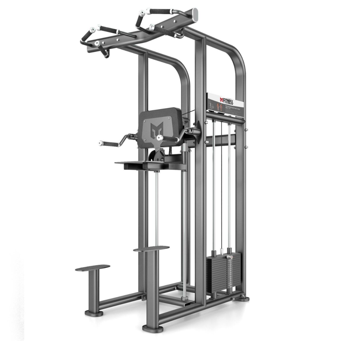 单健身房单杠室内训练单双杠多功能健身器材卧推架助力引体向上器