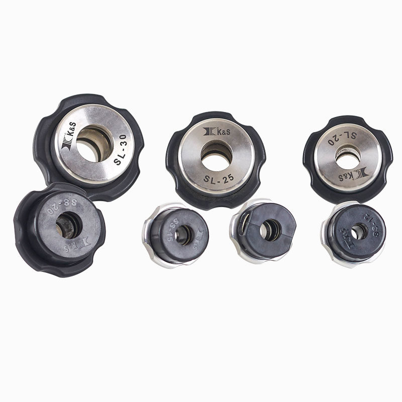 SL不锈钢芯轴锁SS光杆快速自动锁紧装置夹顶头旋转顶锥锁紧放线装