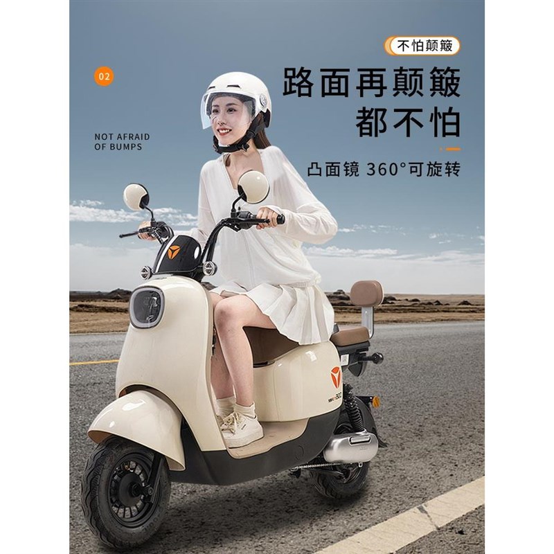 适用九号Qz1 MIX电动车短杆反光镜高清后照镜电动车倒后后视镜