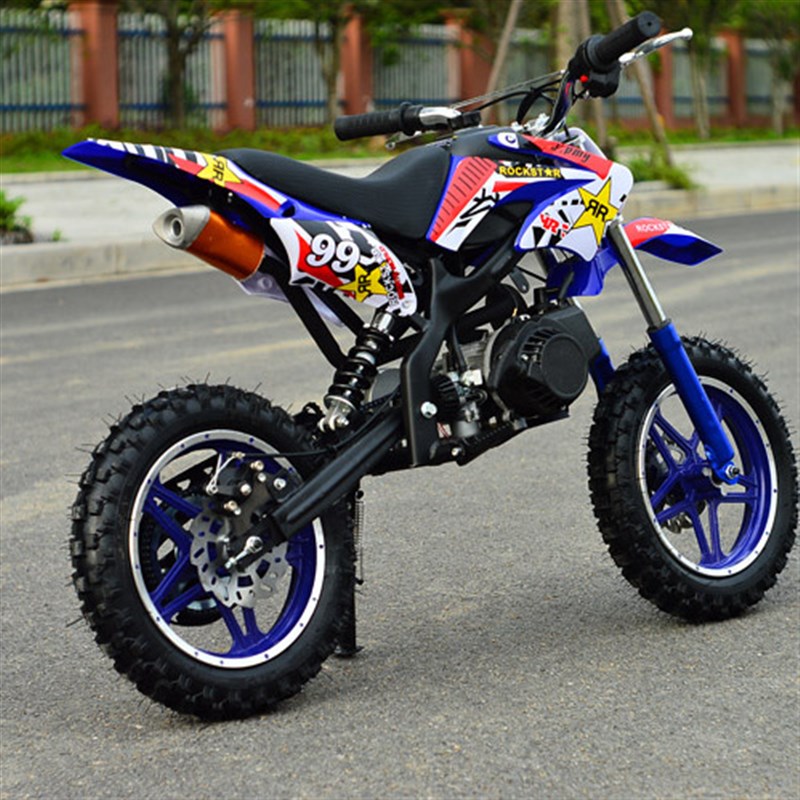 迷你小型小越野混合油儿童机车燃油版49CC儿童机车赛车山地