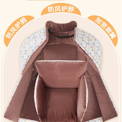 电动车挡风被2025秋冬新款摩托车防风被加大加厚电动车防雨罩护肩