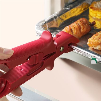 厨房二合一防滑防烫夹碗神器取碗夹菜钳提盘器耐高温烤盘蒸锅夹子