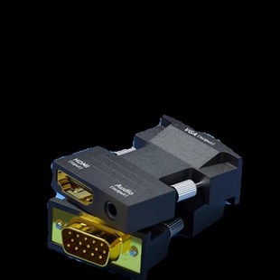 VGA转HDMI转换头笔记本电脑机顶盒接电视投影显示器LED屏转换器