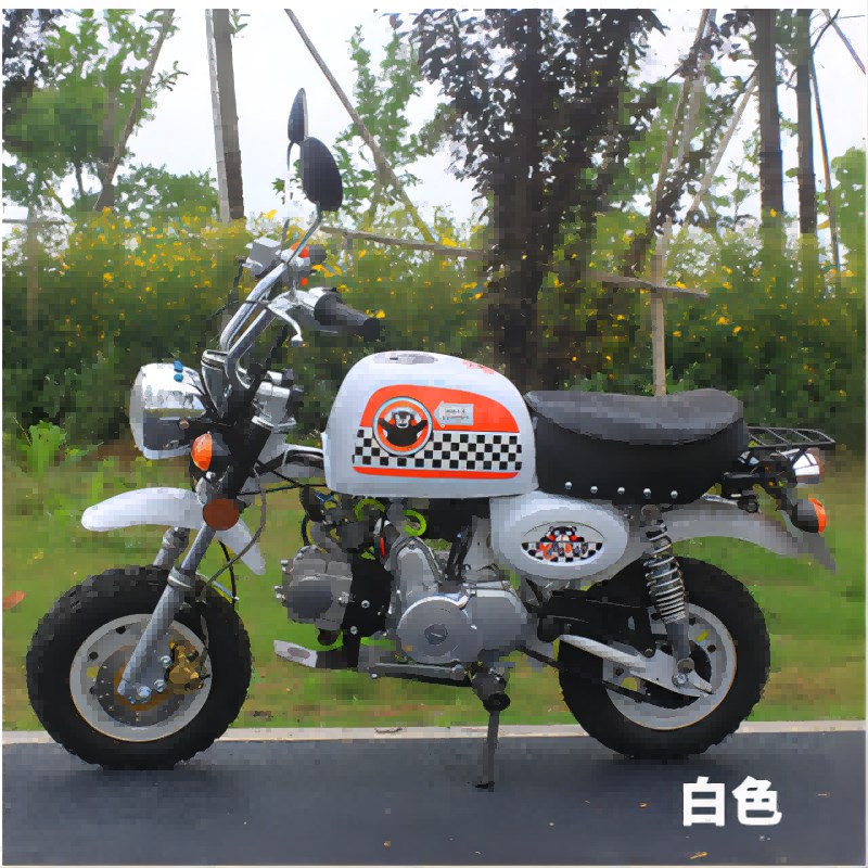 迷你小猴子燃油摩托车大油箱小猩猩复古越野迷你休闲车娱乐小高赛