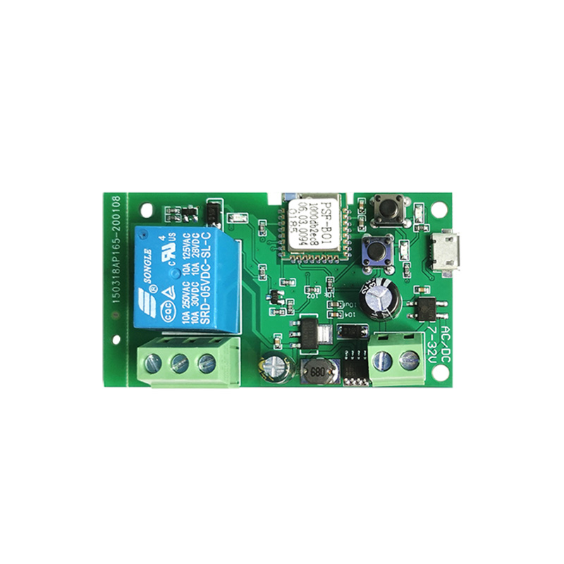 天猫精灵易微联wifi远程继电器手机app控制门锁门禁改装遥控开关