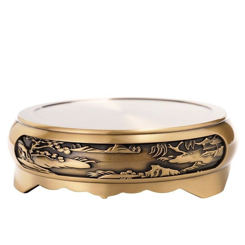 黄铜底座摆件香炉铜米缸文昌塔葫芦底托黄铜山水底座仿古工艺品,特色手工艺,其他特色工艺品,淘宝优惠券,粉丝福利购,淘宝优惠卷