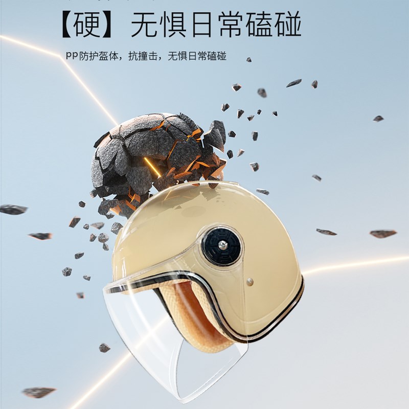 3c认证儿童电动车头盔冬季保暖电瓶车安全帽可爱卡通小孩防摔半盔