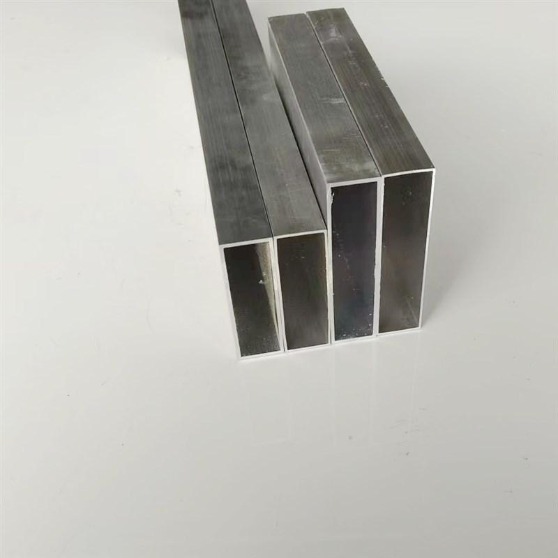 铝合金方管靠尺25x80,25x100墙面冲筋找平铝型材可定制烤漆木纹