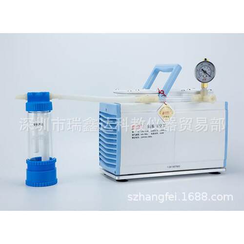 津腾GM-1.0A隔膜真空泵含截流瓶 两用泵 酸碱隔膜泵实验室真空泵
