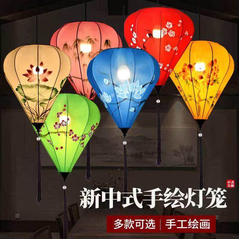 中式水滴钻石人工手绘国画弹力布模型制作工具/辅料耗
