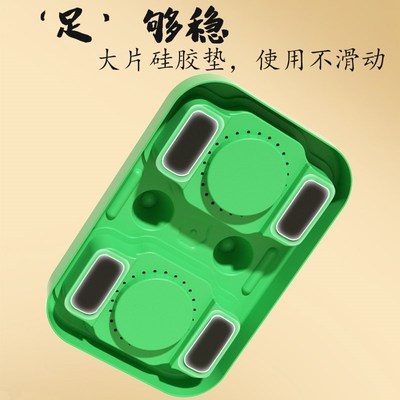 天特吉康艾灸足底滚轮按摩器脚底20轮刺激加热家用凸点磁力球顶压