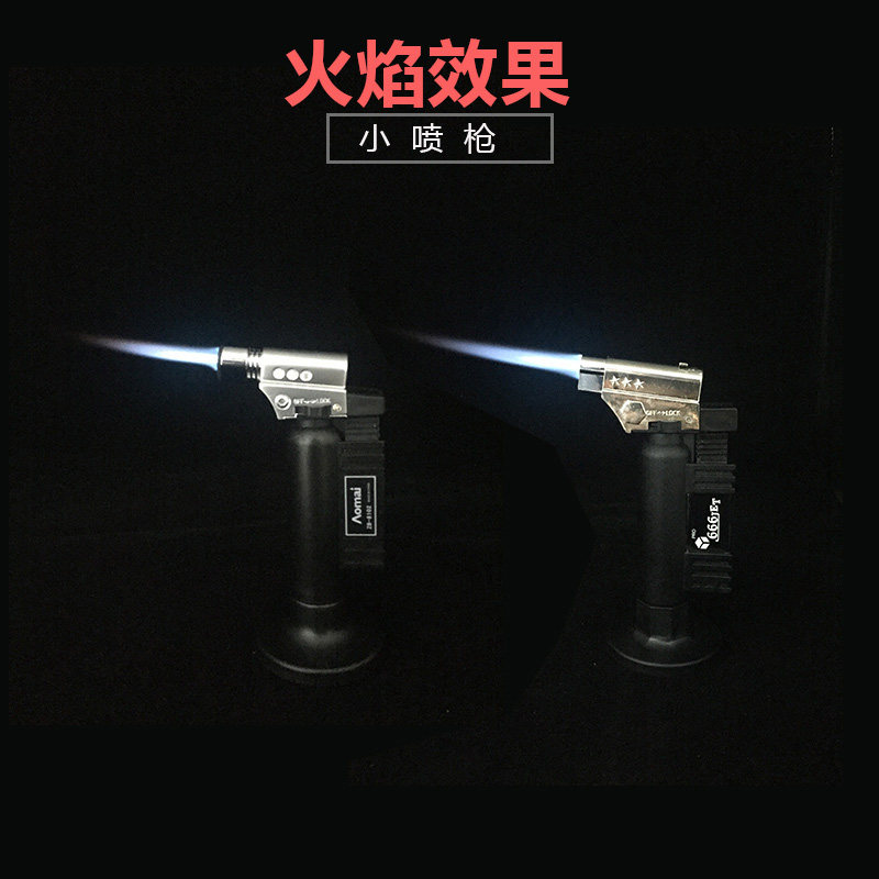 牙科小焊枪打火机 多功能直冲充气喷火枪家用便携式高温防风烘焙