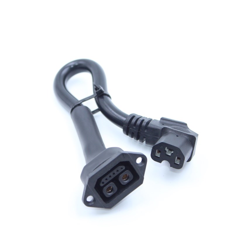 电动车铁塔转换线光宇雅迪星恒锂电池转换插头6平电瓶连接电源线