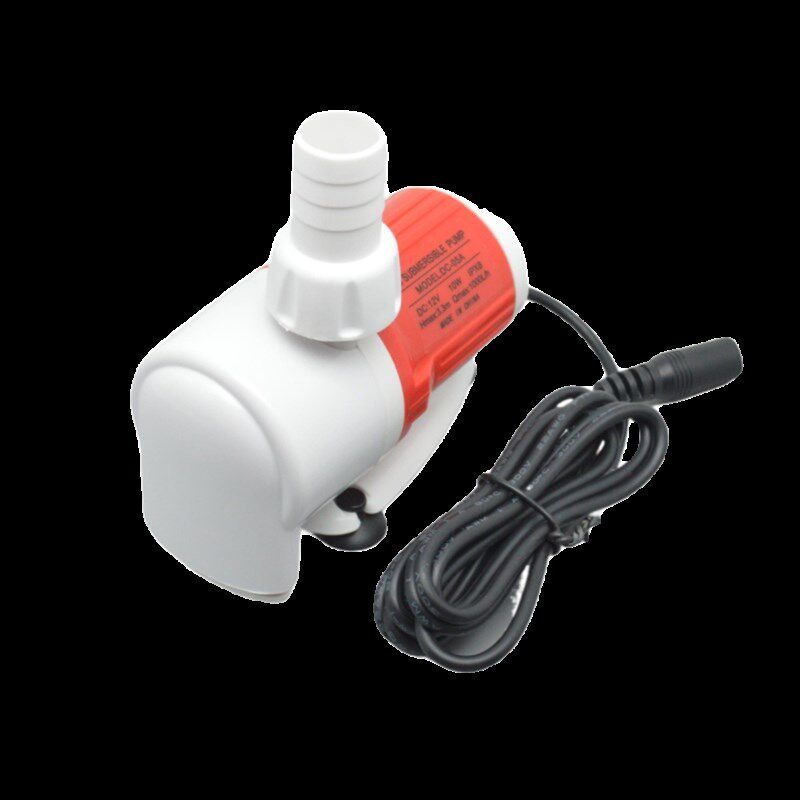 直流12V无刷水泵循环帮浦陶瓷芯叶轮洗澡机鱼缸潜水水陆两用泵四