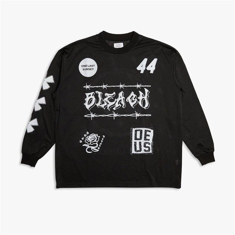 DEUS骑士机车服夏季复古越野骑行服山地摩托车透气网眼速干衣T恤