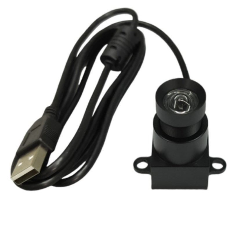 USB2.0高清200/800万像素工业视觉相机摄像机带耳朵无畸变镜头UVC