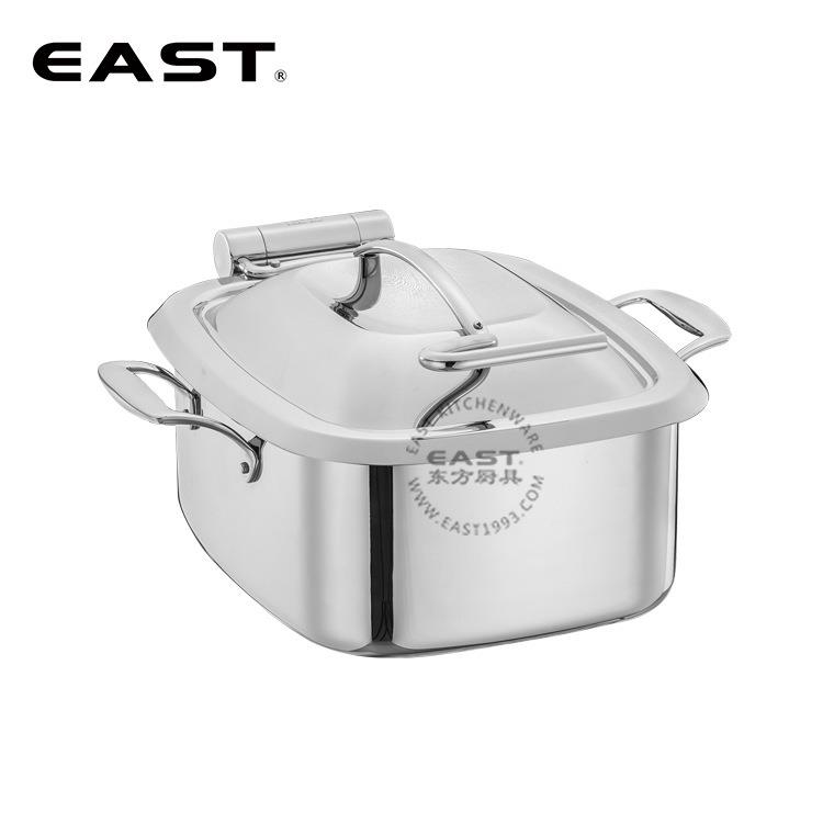 有耳方型钢盖迷你自助餐煲 【EAST东方厨具】