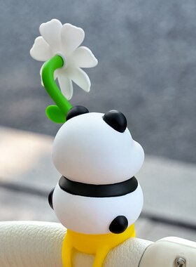 熊猫婴儿车小风车玩具遛娃神器手推车挂件儿童手推车装饰摆饰旋转