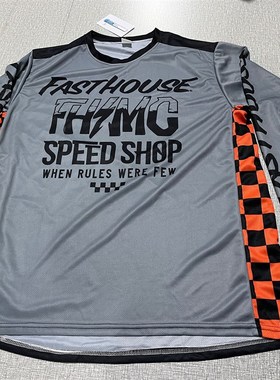 FASTHOUSE新款2022骑行服速降服长袖速干衣MTB自行车山地越野车赛