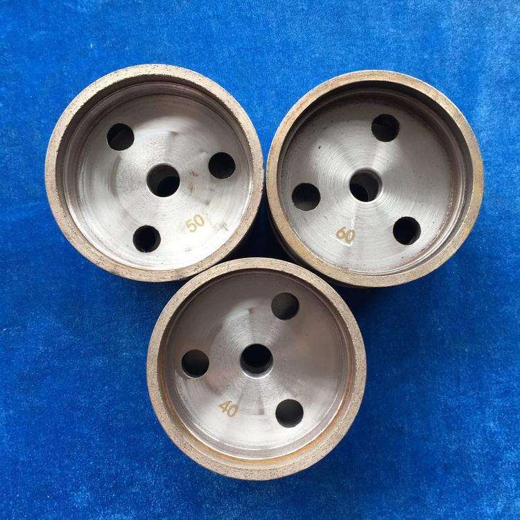 科美 砂带转换接口磨头磨砂纸小直径青铜烧结6A2杯型砂轮 粗粒度图片