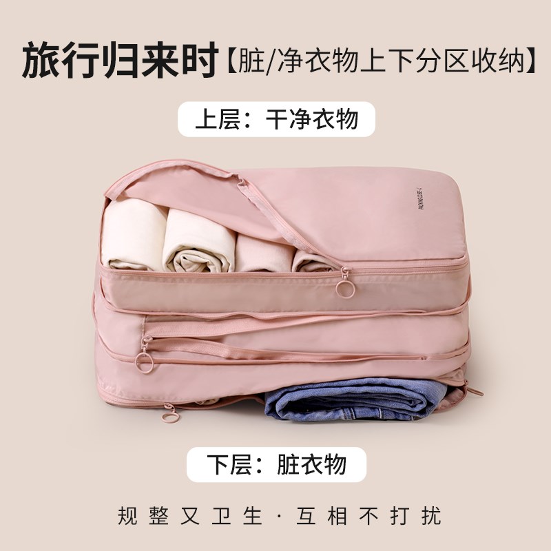 天纵旅行收纳袋行李箱衣服整理袋旅游出差压缩羽绒服收纳包衣物袋