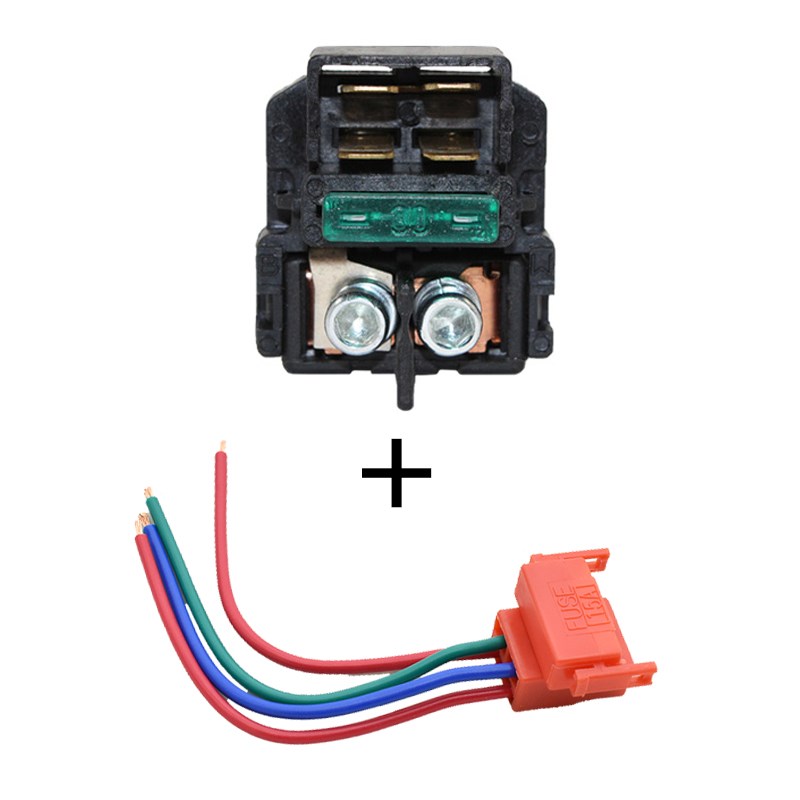 适用本田摩托车CB400CA250太子 WY125铁马棍王沙都启动磁吸继电器