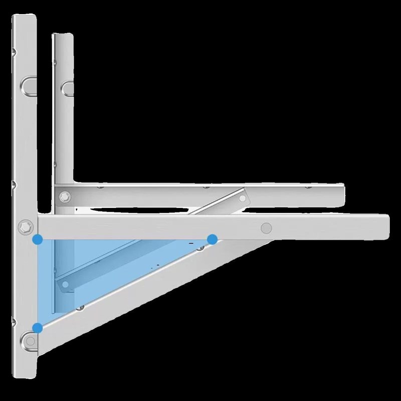 加厚不锈钢空调外机支架大1匹大1.5/2P匹3匹空调通用5P三角架托架