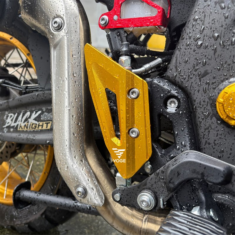 适用无极DS625X DS525X 改装刹车制动泵脚踏侧翼铝合金保护块配件