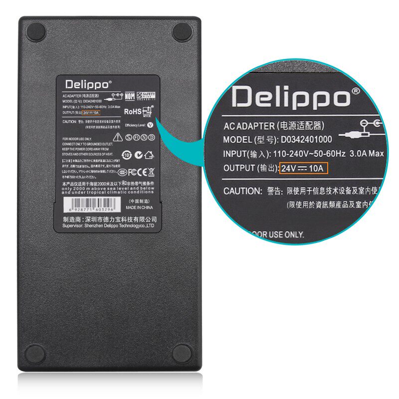 24V10A电源适配器线直流开关监控 24V9A8A7A6A显示器LED电机变压