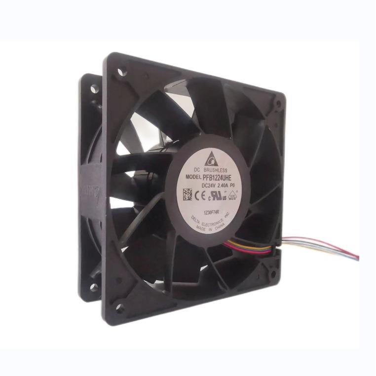 12038台达散热风扇PFB1224UHEP0 24V 2A 双滚珠工业轴流风扇正