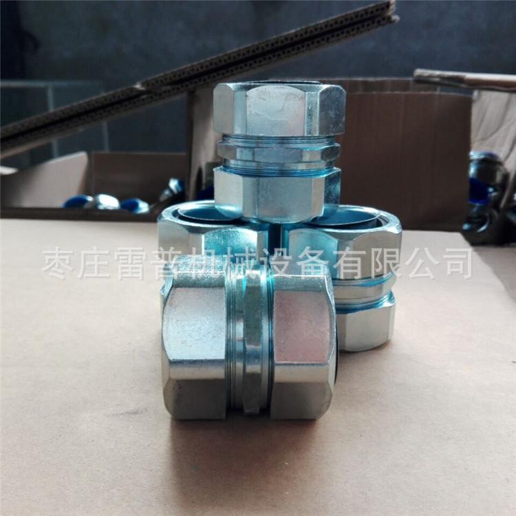 DGJ自固接头镀锌连接软硬管接头卡簧式自固接头