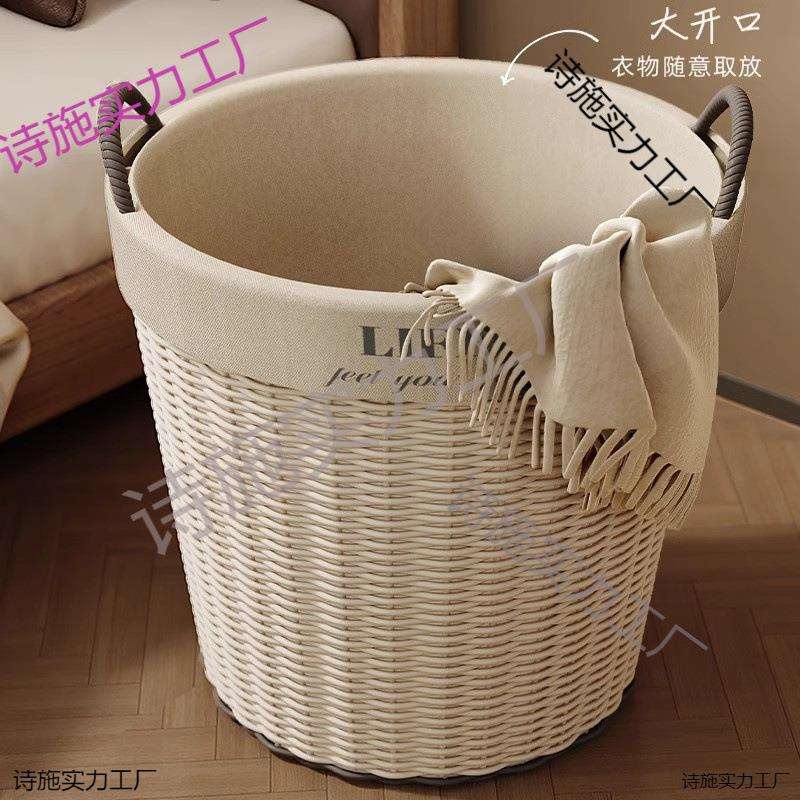 日式脏衣篮洗衣篓收纳筐玩具篓家用收纳神器脏衣篓编制大容量脏衣