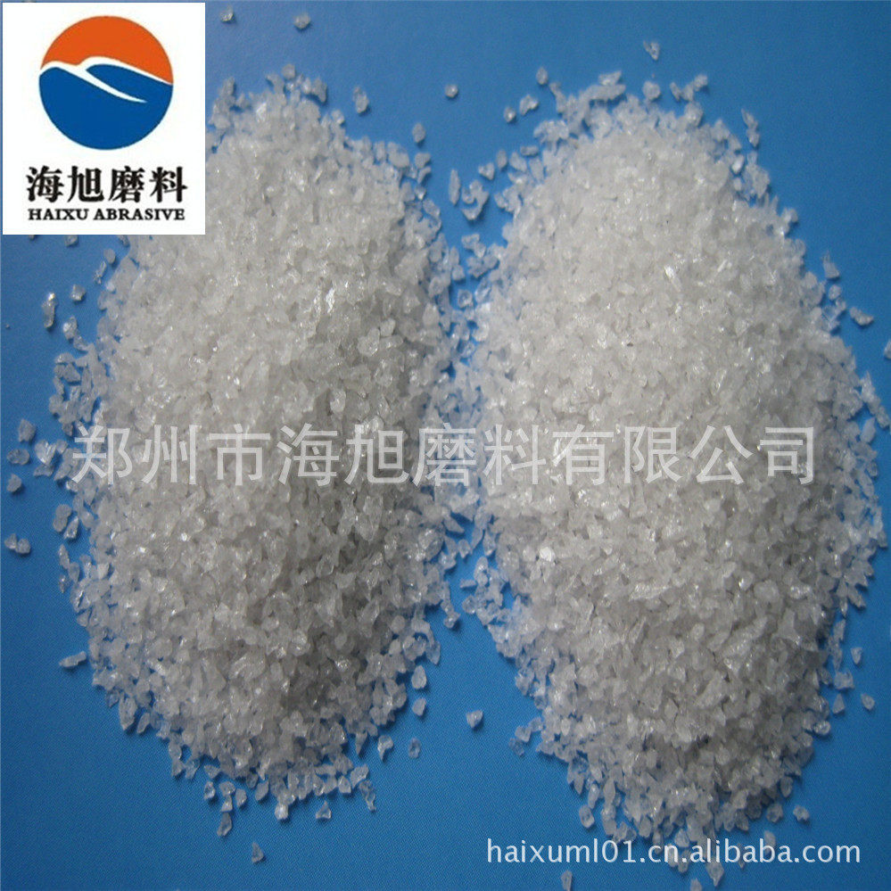 精筛分白刚玉砂用于喷漆前预处理玻璃喷砂角磨片工艺品光饰