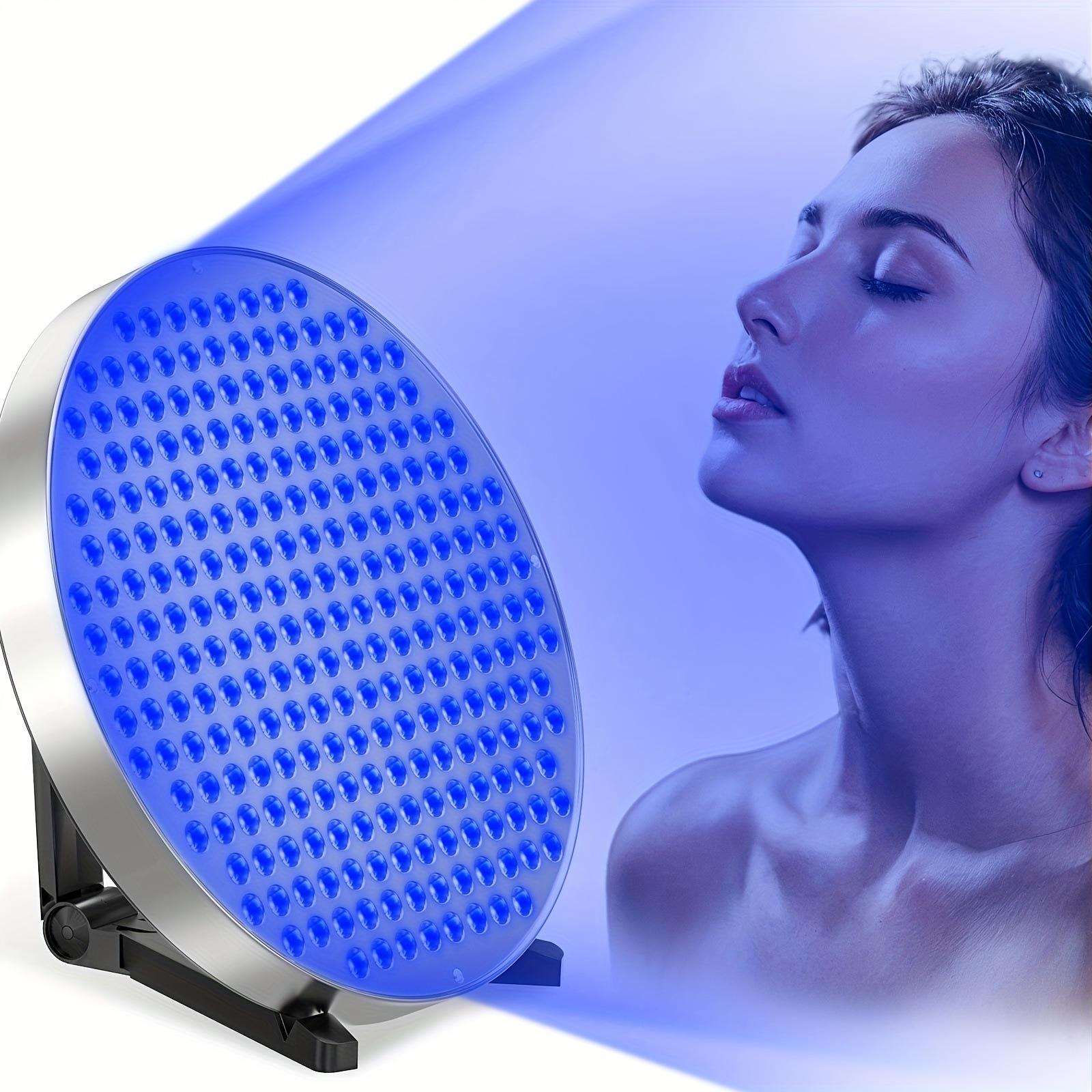 250灯古铜色晒肤日光浴晒黑灯LEDTanning50W圆形全蓝光支架美黑灯